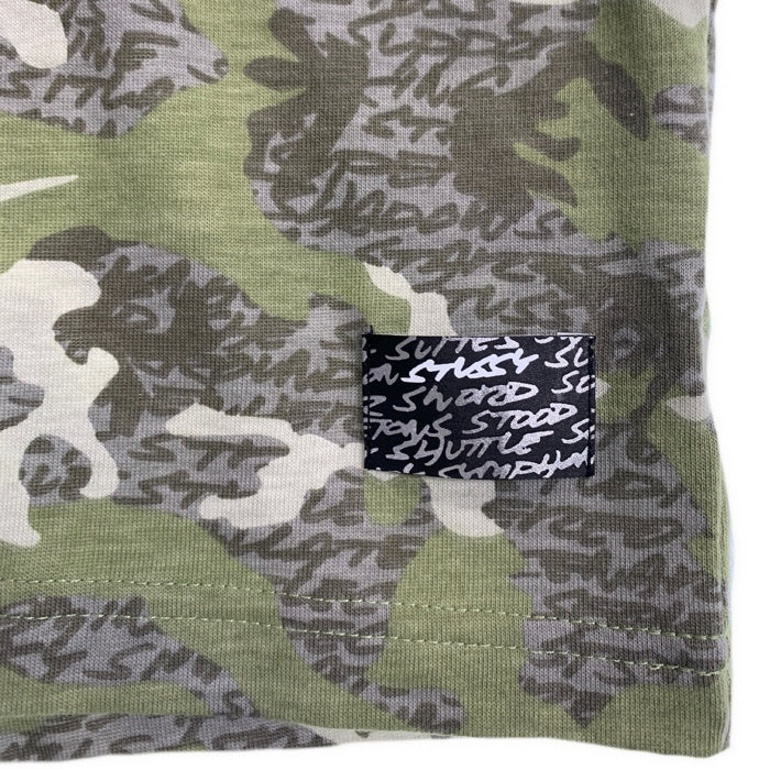 00's STUSSY ステューシー カモフラージュプリント ポケットTシャツ グリーン Size M 福生店