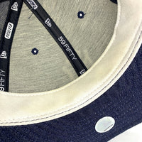 90's New Era ニューエラ 59FIFTY MLB ニューヨーク・ヤンキース デニムベースボールキャップ インディゴ USA製 Size 7 3/8 (58.7cm) 福生店