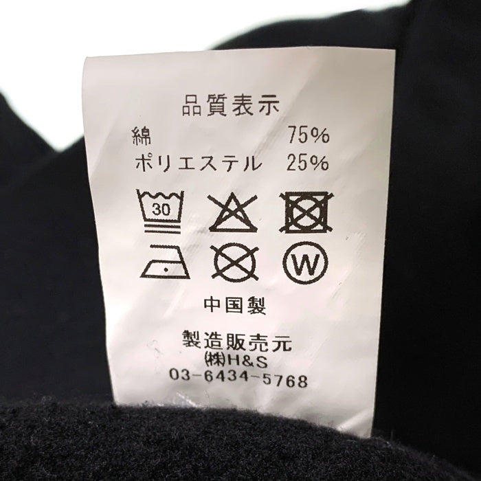 Hide&Seek ハイドアンドシーク SLOW&SEXY Hooded Sweat Shirt プリント プルオーバースウェットパーカー ブラック H30th-110225 Size L 福生店