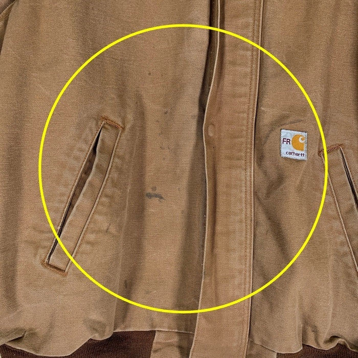 CARHARTT カーハート BOMBER JACKET ボンバージャケット ブラウン FRJ134 BRN USA製 Size Medium Regular 福生店