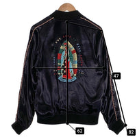 RUDE GALLARY TOKYO ルード ギャラリー トウキョウ 21AW OTO SKULL × MEX MARIA REVERSIBLE SOUVENIR JACKET マリア リバーシブル スーベニア ジャケット スカジャン ブラック Size 2 (Sサイズ） 福生店