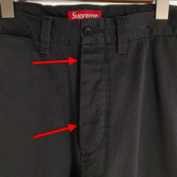 SUPREME シュプリーム 23AW Chino Pant チノパンツ ピンナップガール ブラック Size 30 福生店
