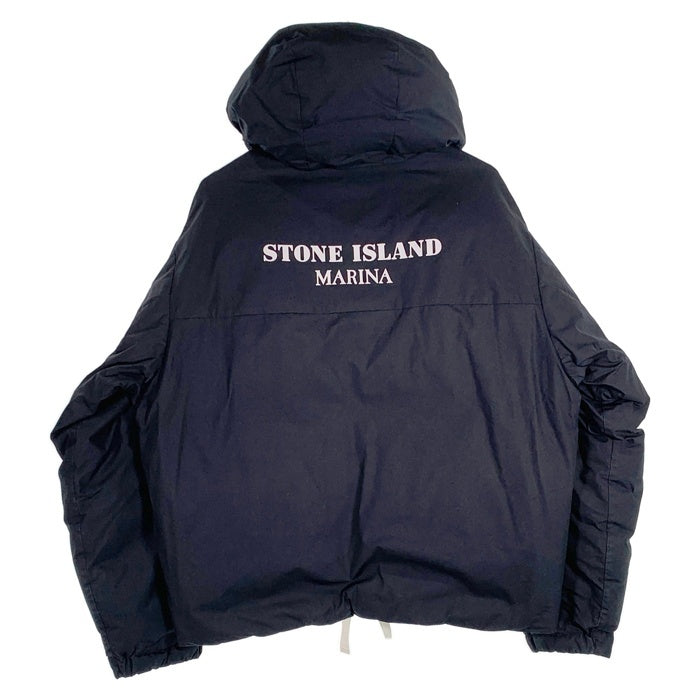 STONE ISLAND ストーンアイランド 23FW S.I.MARINA RUBBER WAX POPLIN DOWN ラバー ワックス ポプリン ダウンジャケット ネイビー 7915424X2 Size M 福生店