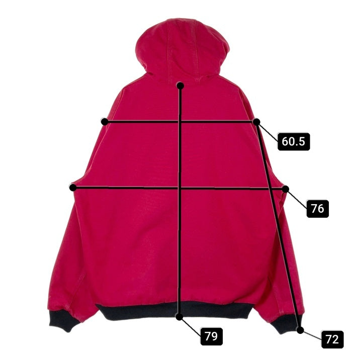 Carhartt カーハート J131 RED アクティブジャケット メキシコ製 レッド size2XL 瑞穂店