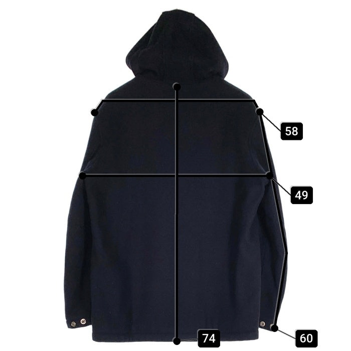 60's Oakbrook Sportswear オークブルックスポーツウェア ウール ジップアップジャケット ブラック TALON ヒゲロング Size L 相当 福生店