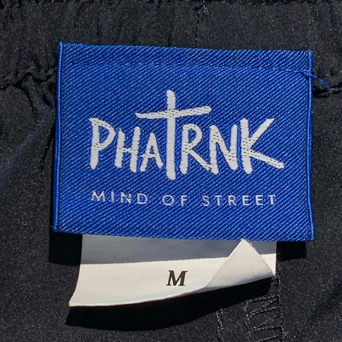 PHATRNK ファットランク プリント トラックパンツ イージー ブラック ポリエステル Size M 福生店