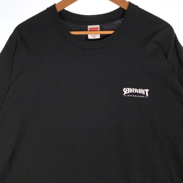 SUPREME シュプリーム 24AW THRASHER スラッシャー Cross Tee クロス プリントTシャツ ブラック Size XXL 福生店