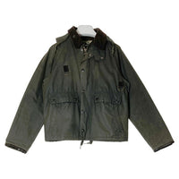 Barbour バブアー 1202060 ショート丈 オイルドコーティングジャケット SL SPEY フード付き カーキ size36 瑞穂店