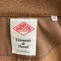 DANTON ダントン ショールカラー ウールモッサジャケット ブラウン JD-8237 Size 42 瑞穂店