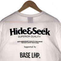 HIDE AND SEEK ハイドアンドシーク chemical conbination 30th S/S Tee 半袖 Tシャツ ホワイト H30th-060025 Size L 福生店