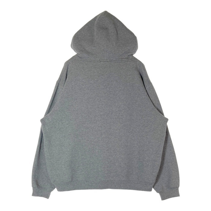 STUSSY ステューシー STUCCI パロディーロゴ プルオーバーパーカー グレー sizeL 瑞穂店