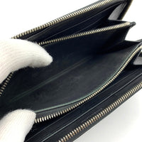 BALENCIAGA バレンシアガ ラウンドファスナー レザーウォレット 長財布 ブラック 661935 福生店