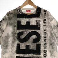 DIESEL ディーゼル T-BOXT-BISC 半袖 Tシャツ ブラック ホワイト A13328 Size M 福生店