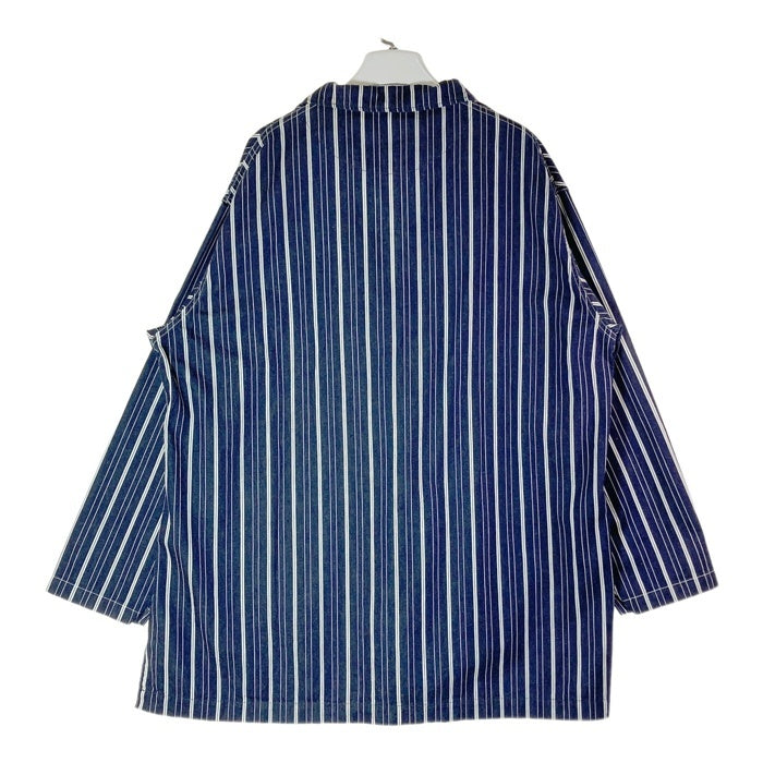 CAL O LINE キャルオーライン CL211-002 21SS SMOCK JACKET ジャケット ヒッコリー ストライプ ネイビー sizeM 瑞穂店