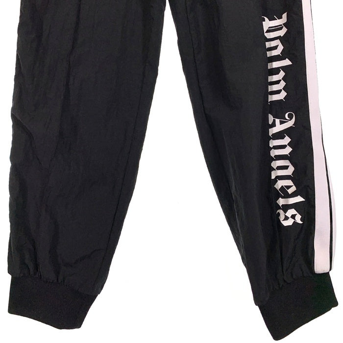 Palm Angels パームエンジェルス WINDBREAKER PANTS ウィンドブレーカー トラックパンツ ブラック ナイロン PMCA036E19507002 Size M 福生店