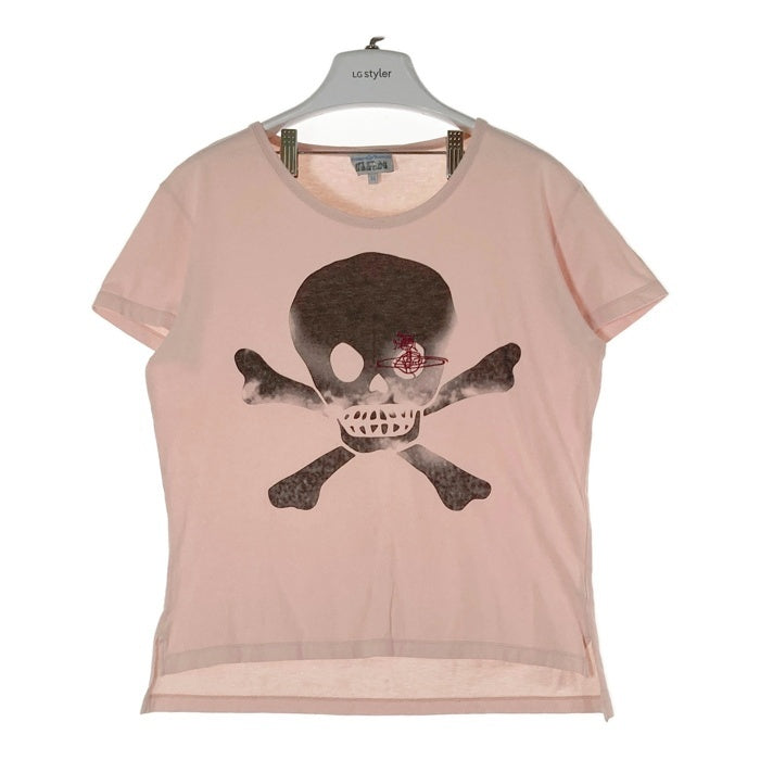 vivienne westwood MAN ヴィヴィアンウェストウッド マン スカル Tシャツ ピンク size46 瑞穂店