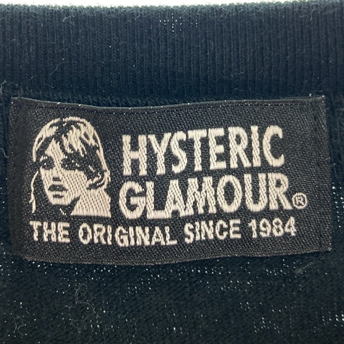 HYSTERIC GLAMOUR ヒステリックグラマー 01201CT05 HYS HIGH TIME! ヒスガール Tシャツ ブラック sizeF 瑞穂店