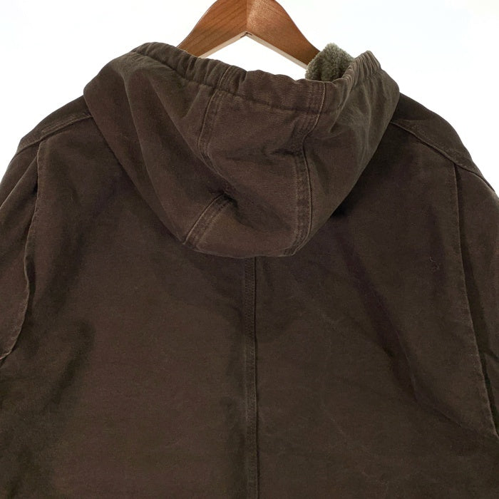 Carhartt カーハート シェルパラインドサンドストーンシェラジャケット ダック パーカー J141 WAL ウォルナット Size XL-R 福生店