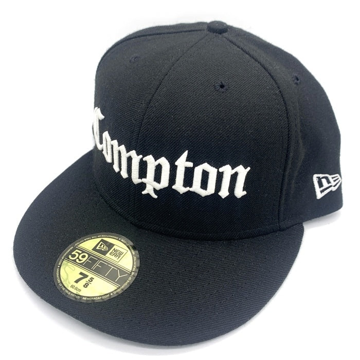 NEW ERA ニューエラ 59FIFTY Compton コンプトン MLBロゴなし  ベースボールキャップ ブラック Size 7 5/8 (60.6cm) 福生店