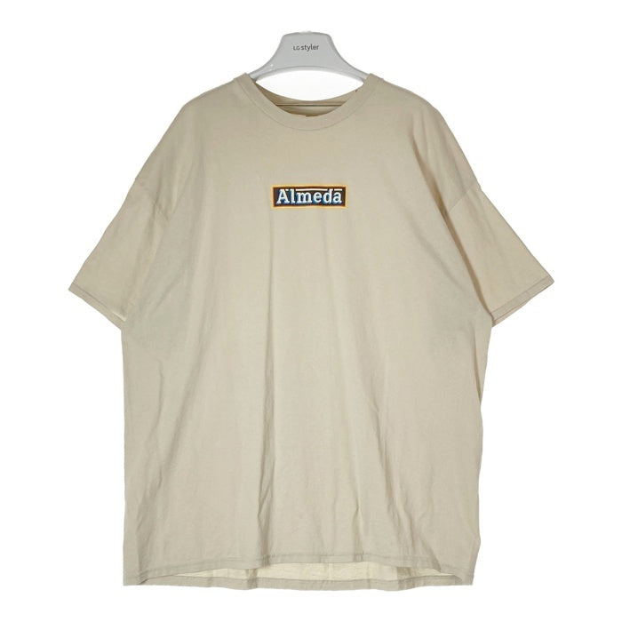 The Almeda Club アルメダクラブ BOXLOGO Tee ボックスロゴ Tシャツ ベージュ sizeXXL 瑞穂店