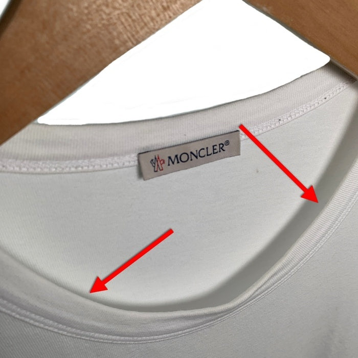 MONCLER モンクレール 21SS MAGLIA SS T-SHIRT 半袖 Tシャツ トリコロールロゴ ホワイト G10918C7B440 8390T Size XL 福生店