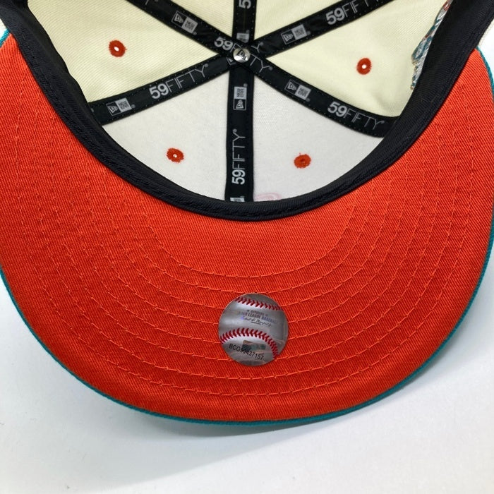 NEW ERA ニューエラ THE CAP 59FIFTY SAN DIEGO PADRES Miami drive pack ベースボールキャップ アイボリー×エメラルドグリーン size60.6 瑞穂店