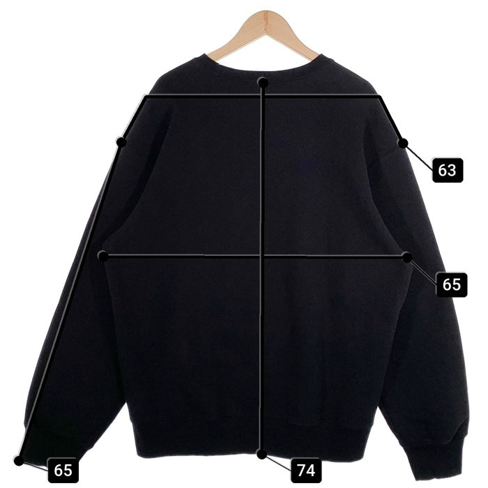 SUPREME シュプリーム 22AW Box Logo Crew Neck ボックス クルーネック スウェット ブラック カナダ製 Size XL 福生店