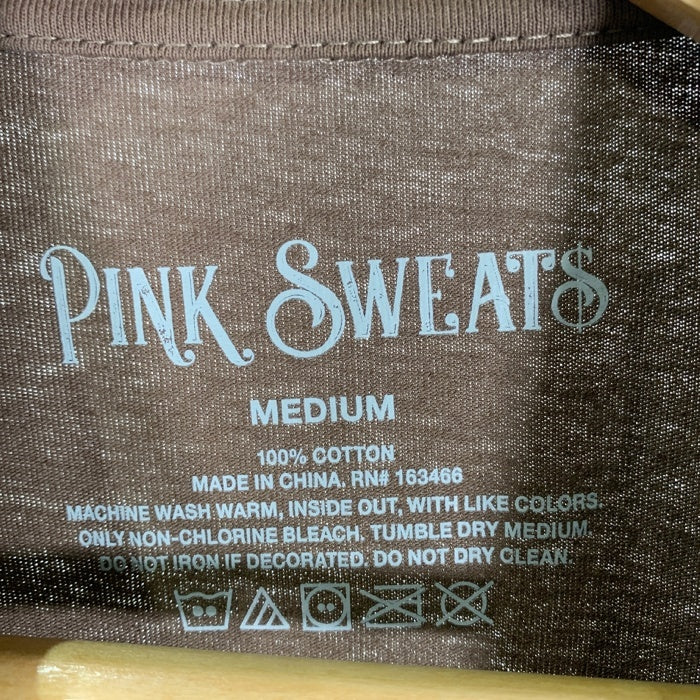PINK SWEATS ピンクスウェッツ Pink Planet SS TEE プリントTシャツ ブラウン Size M 福生店
