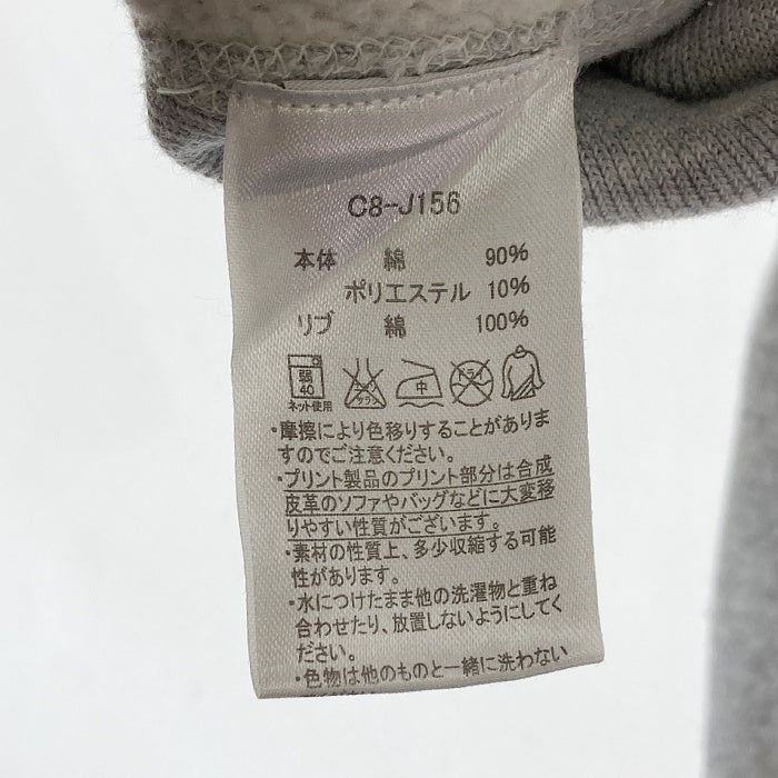 STUSSY ステューシー × Champion チャンピオン カレッジロゴ リバースウィーブ パーカー グレー sizeS ※前身頃お汚れ 瑞穂店