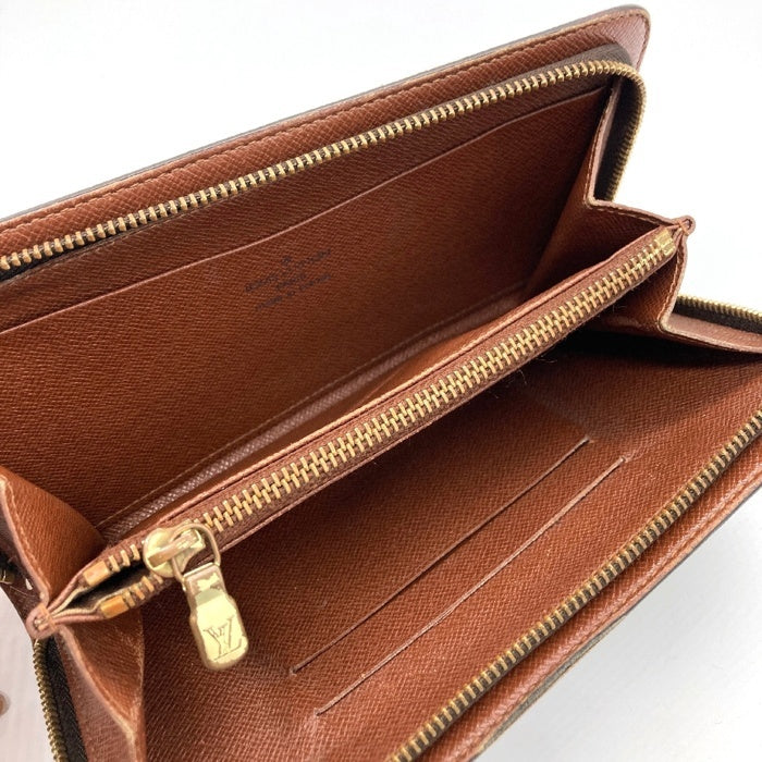 LOUIS VUITTON ルイヴィトン M61727 モノグラム ポルトモネ・ジップ 長財布 ブラウン 瑞穂店