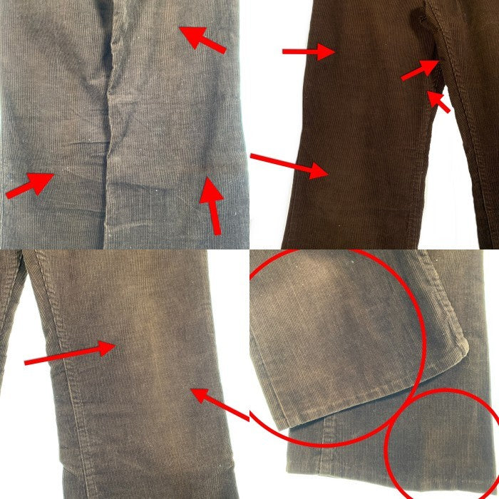 80-90's Levi's リーバイス 646-1529 ベルボトムコーデュロイパンツ ブラウン TALON42 Size 32×32 福生店