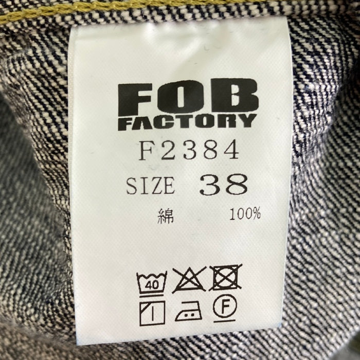 FOB FACTORY エフオービーファクトリー F2384 DENIM P/O JK インディゴ size38 瑞穂店