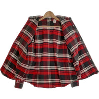 90's FIVE BROTHER ファイブブラザー 長袖 フランネルシャツ レッド ブラック ホワイト USA製 Size XL 福生店