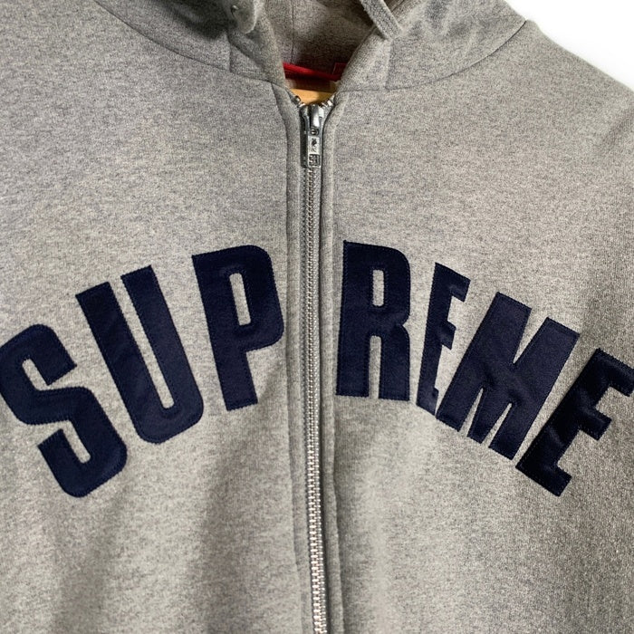 SUPREME シュプリーム 24FW Arc Thermal Zip Up Hooded Sweatshirt アーク サーマル ジップアップ フーディー パーカー グレー Size S 福生店