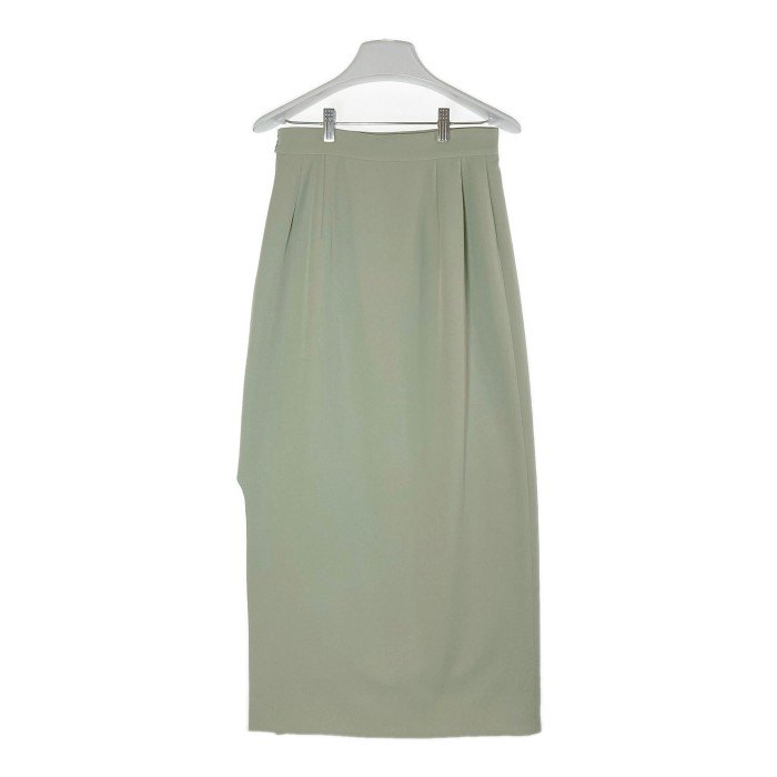 CLANE クラネ 11109-6092 SCOOP LINE SLIT SKIRT  ラインスリット ロングスカート グリーン size1 瑞穂店