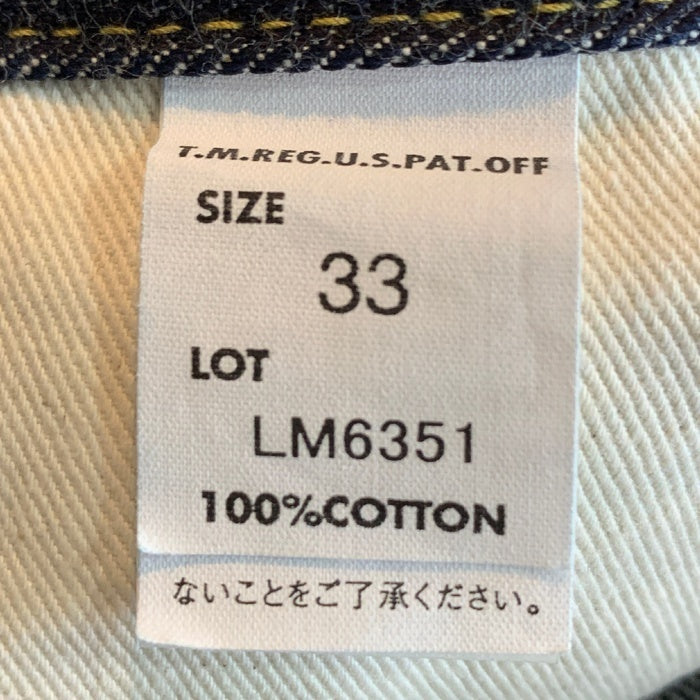 Lee リー 101Z 1962MODEL アーカイブライダース インディゴ サイドブラックラベル 復刻 LM6351-89 Size 33 福生店