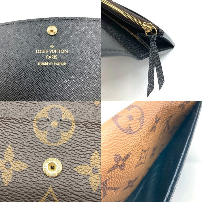 LOUIS VUITTON ルイヴィトン モノグラム・リバース ポルトフォイユ・エミリー 長財布 ベージュ×ブラウン 瑞穂店