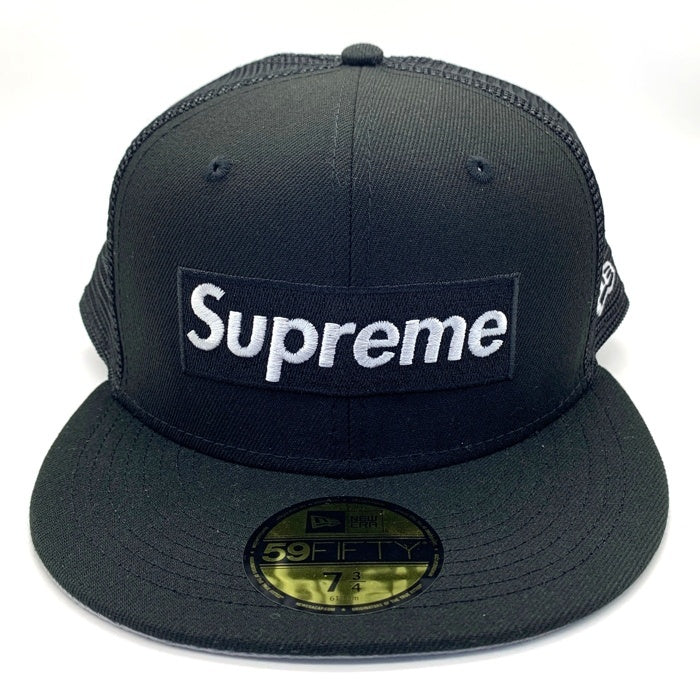 SUPREME シュプリーム NEW ERA ニューエラ Box Logo Mesh Back New Era 59FIFTY ボックスロゴ メッシュ ベースボール キャップ ブラック Size 7 3/4 (61.5cm) 福生店