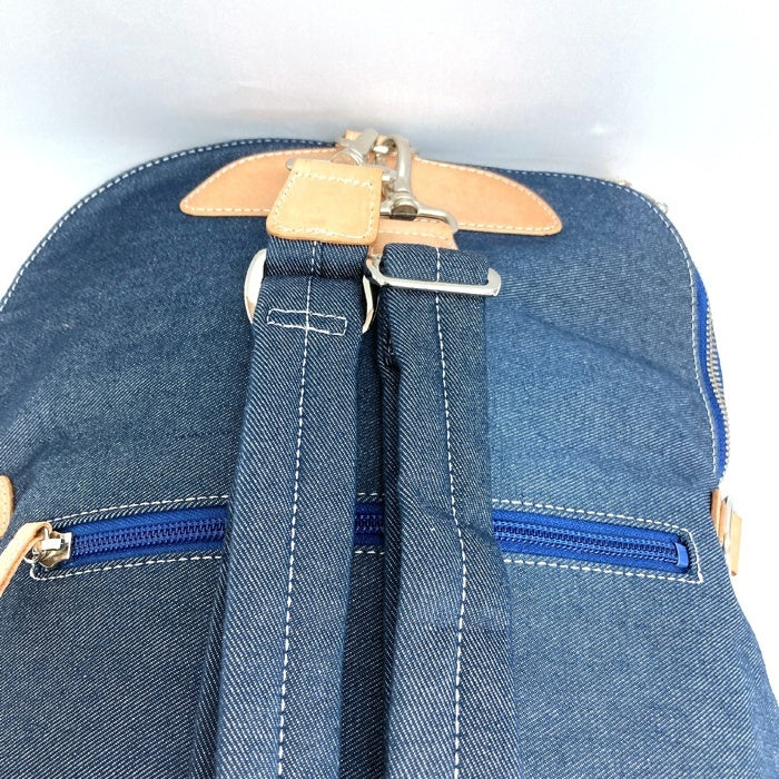 Kitamura キタムラ リュック 2way デニム デカロゴ インディゴ 瑞穂店