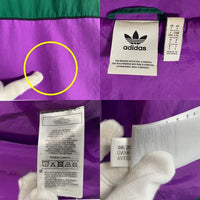 adidas Originals アディダス オリジナルス Adiplore Woven Jacket アドプロール ウーブンジャケット グリーン パープル Size 2XO 福生店