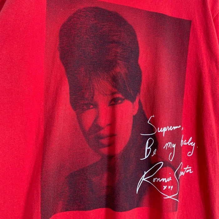 SUPREME シュプリーム 09AW Ronettes Tee Ronnie Spector ロニースペクター ロネッツ プリントTシャツ レッド Size M 福生店