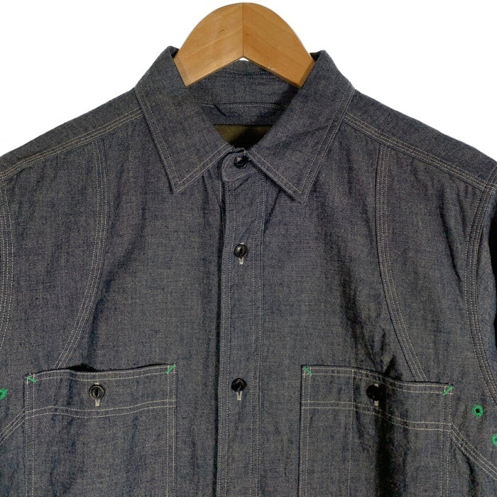 Nigel Cabourn ナイジェルケーボン MEDEICAL SHIRT メディカルシャツ インディゴ 80330010100 Size 46 福生店