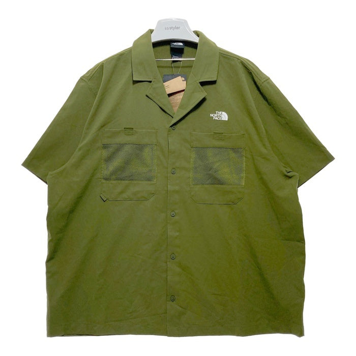 THE NORTH FACE ノースフェイス M FIRST TRAIL S/S SHIRT ファーストトレイル ショートスリーブシャツ オリーブ NF0A87QKPIB Size XXL 瑞穂店