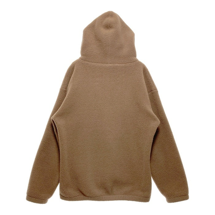 HUF ハフ ロゴ刺繍 ボアパーカー ブラウン sizeL 瑞穂店
