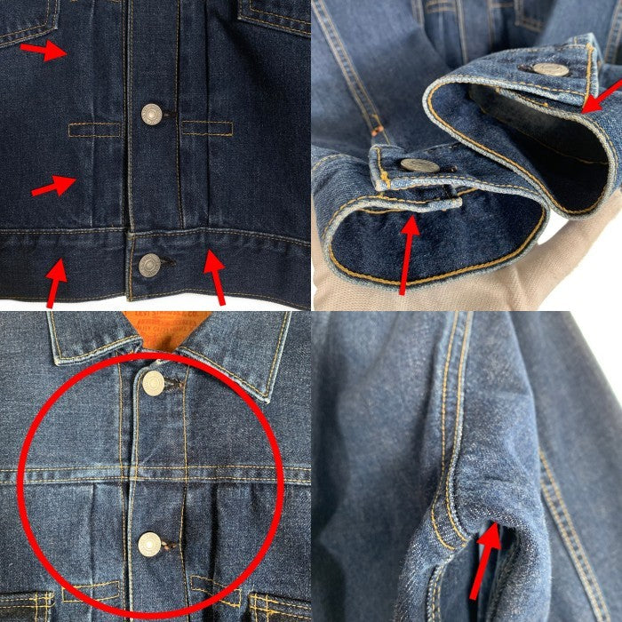 90's LEVI'S リーバイス 71507XX 2nd セカンド デニムジャケット インディゴ 95年 日本製 Size 40 福生店