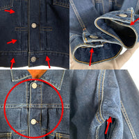 90's LEVI'S リーバイス 71507XX 2nd セカンド デニムジャケット インディゴ 95年 日本製 Size 40 福生店
