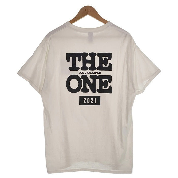 THE ONE log jam japan 2021 Tee  ザワン プリントTシャツ ホワイト Size L 福生店