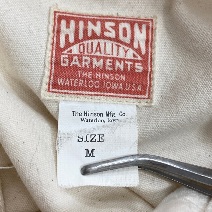 HINSON ヒンソン バンドカラー プルオーバーシャツ ナチュラル 213-1010 Size M 瑞穂店