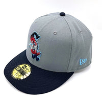 NEW ERA ニューエラ 59FIFTY WHITE SOX 2トーン ベースボールキャップ グレー×ネイビー size7 1/4(57.7cm) 瑞穂店