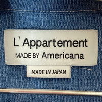 L'Appartement アパルトモン シャンブレーシャツ インディゴ size- 瑞穂店